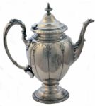 Exquisite Five-Piece Sterling Towle Tea and Coffee Service -- Royal Windsor Pattern Set by Legendary Silversmiths in Near Fine Condition