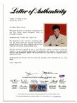 Fantastic Signed 12'' x 12'' Photo of the King, Elvis Presley -- With PSA/DNA COA