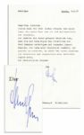 Albert Speer Letter Signed -- ...You could do me a huge favor if you could make me a copy of the interview with Phil Donahue... -- 1976