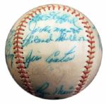 World Champion New York Yankees 1961 Team-Signed Ball -- Roger Maris, Yogi Berra, Tony Kubek and More -- With PSA/DNA COA