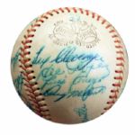 World Champion New York Yankees 1961 Team-Signed Ball -- Roger Maris, Yogi Berra, Tony Kubek and More -- With PSA/DNA COA