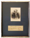 Admiral Richard Howe Signature