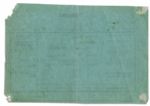 Adolf Hitler Signed & Handwritten Police Document From 1909 -- Hitler Here Changes His Address in Vienna Just 4 Months Before He Would Become Homeless