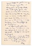 Dwight Eisenhower WWII Autograph Letter Signed -- ''...I always feel a bit guilty...when I eat anything special...people, even including babies...have been so long without many items...''
