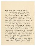 General Dwight Eisenhower WWII Autograph Letter Signed to His Wife, Mamie -- ''...'Emergency' is a good name for war...high pressure!...''