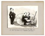 Shrek Creator William Steig Hand-Drawn New Yorker Cartoon