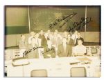 Three Gemini 5 Crew-Signed Photos -- Signed by Neil Armstrong & 47 More!