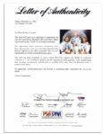 Apollo 11 Crew-Signed 10'' x 8'' NASA Photo -- Neil Armstrong, Michael Collins & Buzz Aldrin -- With PSA/DNA COA