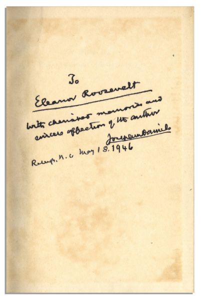 Eleanor Roosevelt's Personally Owned Books Regarding FDR's Presidency -- Lot Also Includes Books Inscribed to Her by Josephus Daniels & Pare Lorentz -- Collection of 16 Political Titles