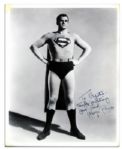 George Reeves Signed Photo as Superman -- The First On-Screen Portrayal of the DC Hero -- With PSA/DNA COA