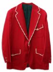 Iconic Captain Kangaroo Screen-Worn Red Jacket From Its Debut Year -- 1971