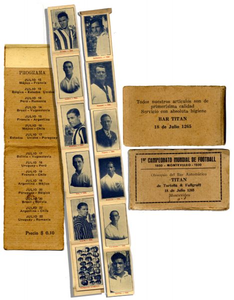 Booklet From the First Ever FIFA World Cup in 1930 -- With Photos of The Uruguayan Team