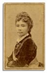 Queen Liliuokalani CDV Photo -- From the Time She Was Crown Princess of Hawaii