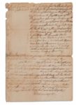 1768 Document Signed by DOI Signer William Hooper -- ''...great Damage and against the peace of God and our Sovereign Lord the King his Crown and Dignity...'' -- With JSA COA