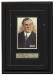 Ed Barrow's Personally Owned Briefcase Bearing His Name & ''New York Yankees''