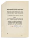Three William Morris Agency Contracts Signed by Al Capp -- With an Impressive 12 Signatures by Capp in Total