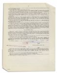 Three William Morris Agency Contracts Signed by Al Capp -- With an Impressive 12 Signatures by Capp in Total