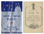 Scarce Program From The 1935 Football Association Challenge Cup -- Sheffield Wednesday v. West Bromwich Albion
