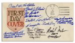Envelope Bearing 7 Signatures of the Enola Gay & Bockscar Crews