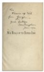 Rare King George V Signed Copy of ''War Medals of the British Army'' -- Inscribed to Prince Francis of Teck