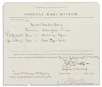 Battle of Little Bighorn Officer Frederick Benteen 7th Cavalry Document Signed From 1878