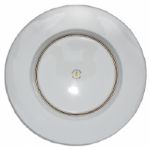 Stunning Eisenhower White House Used China -- 11.5'' Plate by Castleton China, Inc. -- Expertly Crafted With Exquisite Border Made of Pure Gold