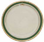 Jimmy Carter White House Used China -- Gleaming Emerald and Gilt Serving Platter From the Official State Service