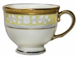 Clinton White House Used China -- Cup & Saucer Set by Lenox From The Year 2000 -- Part of the First Order of the Most Ambitious White House China Service Ever Designed -- Fine