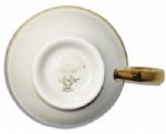 Clinton White House Used China -- Cup & Saucer Set by Lenox From The Year 2000 -- Part of the First Order of the Most Ambitious White House China Service Ever Designed -- Fine