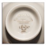 Clinton White House Used China -- Cup & Saucer Set by Lenox From The Year 2000 -- Part of the First Order -- Fine