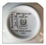 Franklin D. Roosevelt White House Exhibit China -- Cup & Saucer by Lenox -- Fine