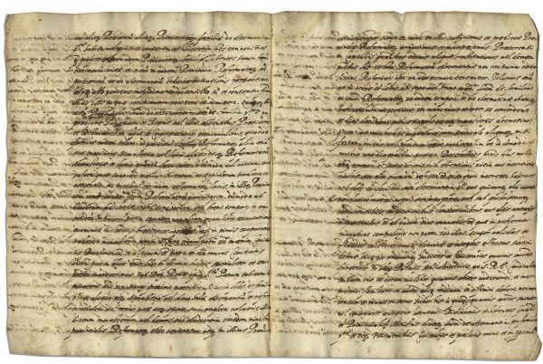 1583 Extensive Manuscript Relating to the Papacy of Gregory XIII -- ''... 3 provinces of Catalonia, Valencia, and Aragon, Gregory XIII extends to the them right of autonomy...''