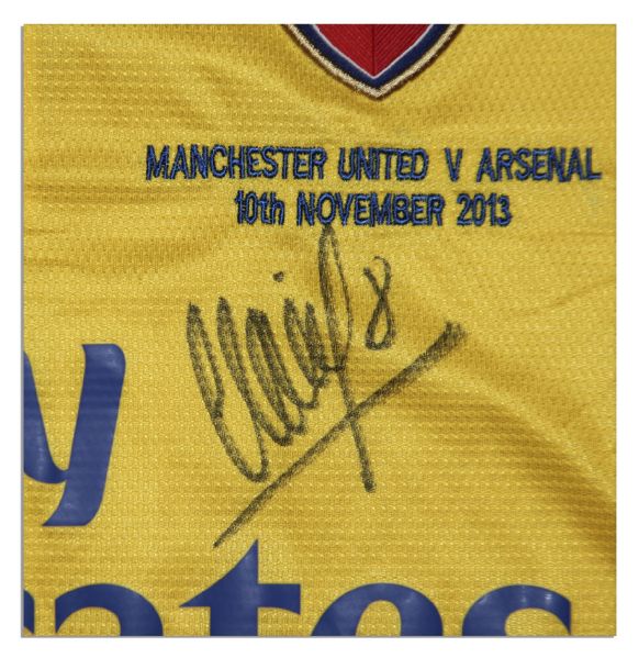 Arsenal Football Shirt Match Worn and Signed by Mikel Arteta