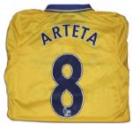 Arsenal Football Shirt Match Worn and Signed by Mikel Arteta