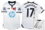 Andros Townsend Match Worn Tottenham Hotspur Football Shirt Signed