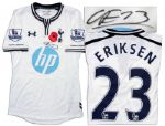 Christian Eriksen Match Worn Football Shirt Signed