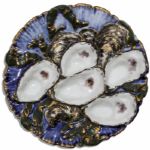 White House Used China -- Oyster Plate in the Rutherford B. Hayes Pattern Ordered by the Arthur or Cleveland Administrations