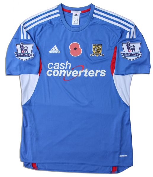 David Meyler Match Worn Hull City Football Shirt Signed