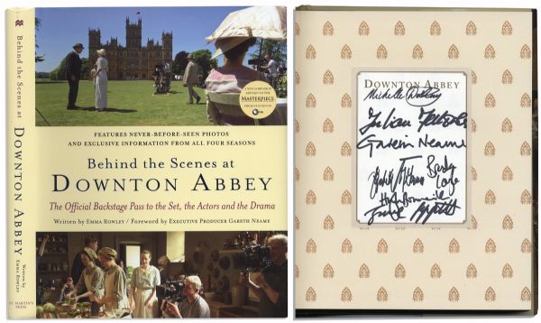 ''Downton Abbey'' Signed Book & DVD Lot -- With Screen Actors Guild COA