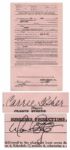 Warren Beatty & Carrie Fisher Shampoo Contract Signed