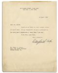 Gen. Douglas MacArthur Typed Letter Signed After His Controversial Removal From Duty -- ''... It was thoughtful of you to write me as you have and I appreciate it more than I can say...''