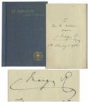 Book Signed by Queen Mary of Teck in 1938