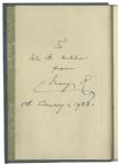Book Signed by Queen Mary of Teck in 1938