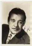 Frankenstein Actor Lon Chaney, Jr. Signed Photo