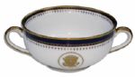 Ronald Reagan Presidential China Soup Bowl Set -- 1983 Exhibit Piece by Robert C. Floyd