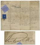 Queen Victoria 1877 Military Appointment Signed