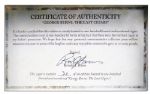 George Burns Personally Owned Cigar & Signed Photo -- With a COA From His Son -- ''...these were the very last cigars in my father's possession...''
