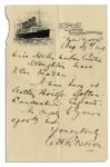 Titanic Rescuing Captain Arthur Rostron Autograph Letter Signed