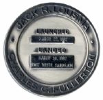 Jack Swigert's Personally Owned STS-3 Robbins Medal Unflown, Serial Number 205