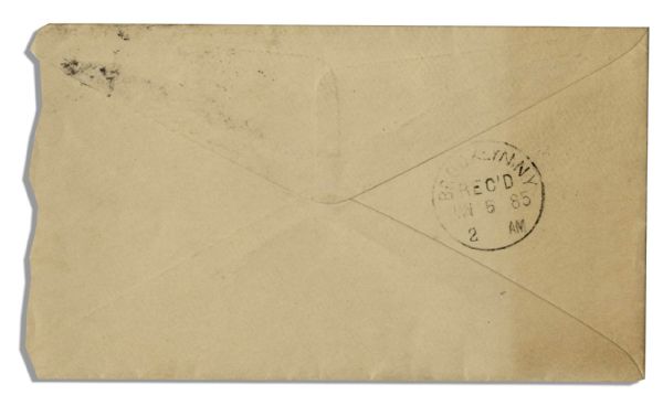President-Elect Grover Cleveland 1885 Autograph Letter Signed -- Discussing Political Appointments in His Administration